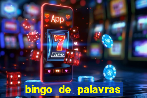 bingo de palavras cha de bebe